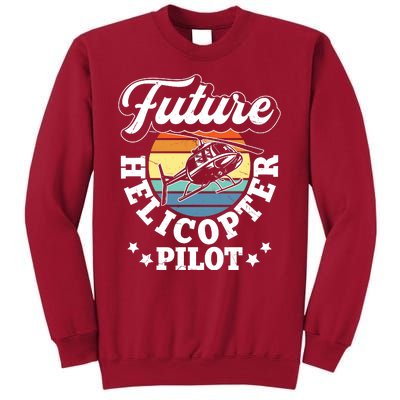 Future Helicopter Pilot Tall Sweatshirt