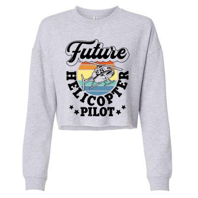 Future Helicopter Pilot Cropped Pullover Crew