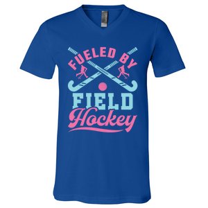 Field Hockey Player Team Practice N Meaningful Gift V-Neck T-Shirt