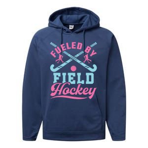 Field Hockey Player Team Practice N Meaningful Gift Performance Fleece Hoodie