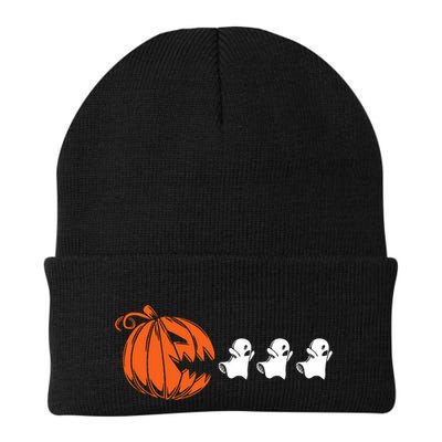 Funny Halloween Pumpkin Eating Ghost Gamer Meaningful Gift Beanie