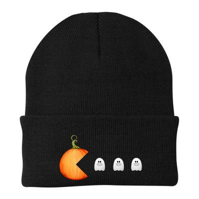 Funny Halloween Pumpkin Eating Ghost Mask Gift Beanie