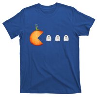 Funny Halloween Pumpkin Eating Ghost Mask Gift T-Shirt