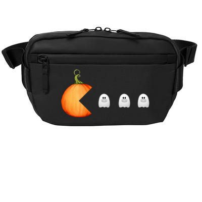 Funny Halloween Pumpkin Eating Ghost Mask Gift Crossbody Pack