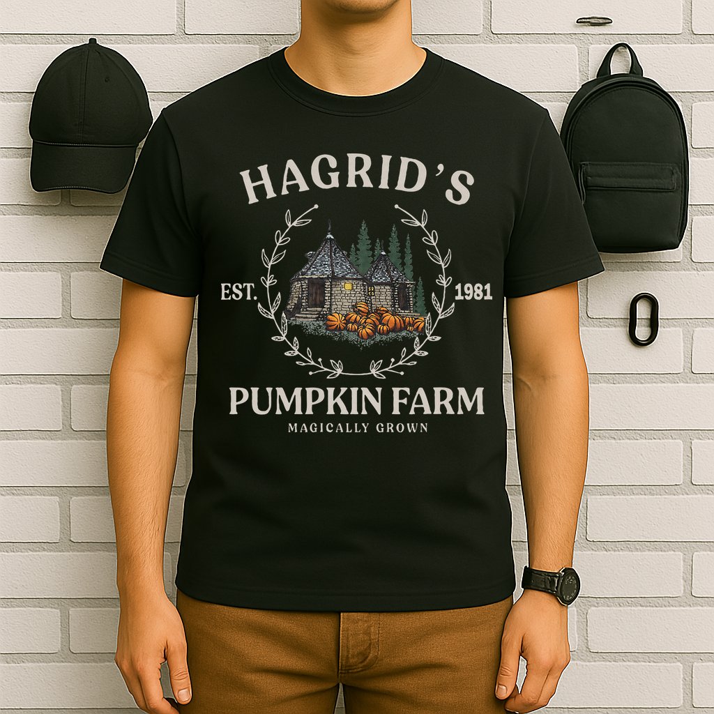 Fall Hagrids Pumpkin Farm Patch Autumn Pumpkin Garden T-Shirt