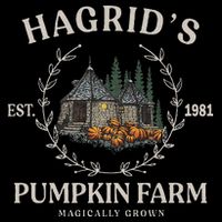 Fall Hagrids Pumpkin Farm Patch Autumn Pumpkin Garden Flat Bill Trucker Hat