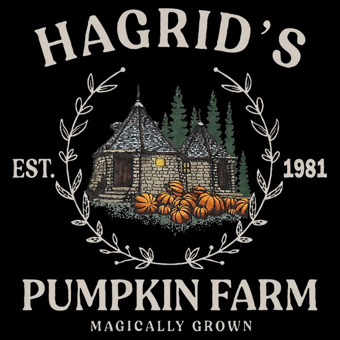 Fall Hagrids Pumpkin Farm Patch Autumn Pumpkin Garden Flat Bill Trucker Hat