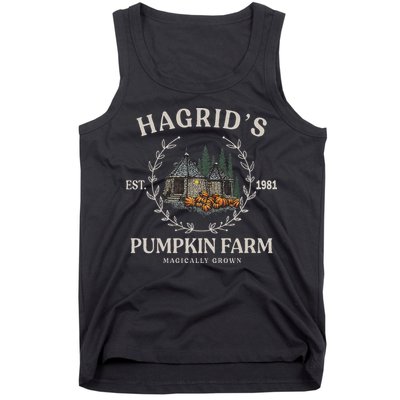 Fall Hagrids Pumpkin Farm Patch Autumn Pumpkin Garden Tank Top