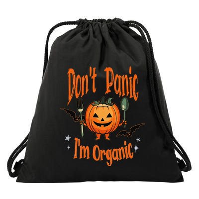 Funny Halloween Pumpkin Vegans Vegetarians Organic Gardeners Drawstring Bag