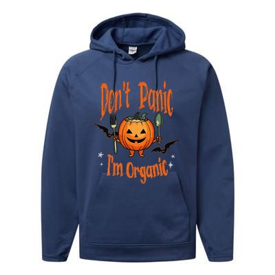 Funny Halloween Pumpkin Vegans Vegetarians Organic Gardeners Performance Fleece Hoodie