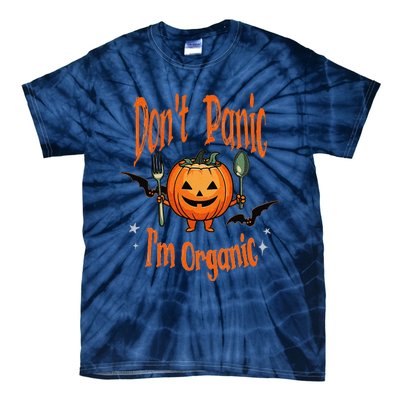 Funny Halloween Pumpkin Vegans Vegetarians Organic Gardeners Tie-Dye T-Shirt