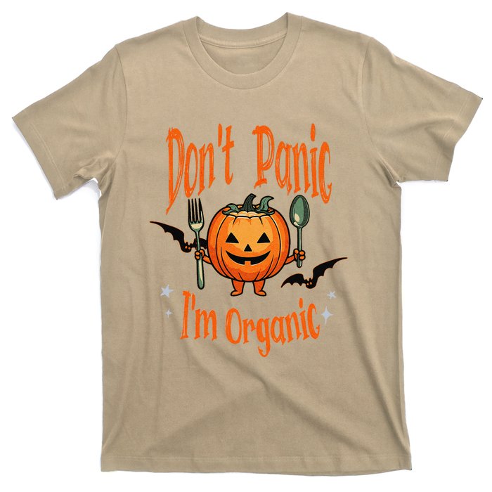 Funny Halloween Pumpkin Vegans Vegetarians Organic Gardeners T-Shirt