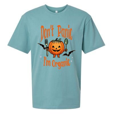 Funny Halloween Pumpkin Vegans Vegetarians Organic Gardeners Sueded Cloud Jersey T-Shirt