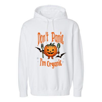 Funny Halloween Pumpkin Vegans Vegetarians Organic Gardeners Garment-Dyed Fleece Hoodie