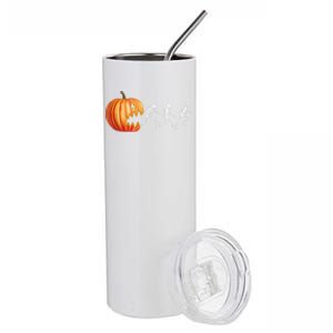 Funny Halloween Pumpkin Skeletons Jack O Lantern Stainless Steel Tumbler