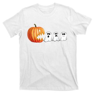 Funny Halloween Pumpkin Ghosts Jack O Lantern T-Shirt