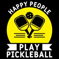 Funny Happy People Play Pickleball Paddles Player Gift City Backpack