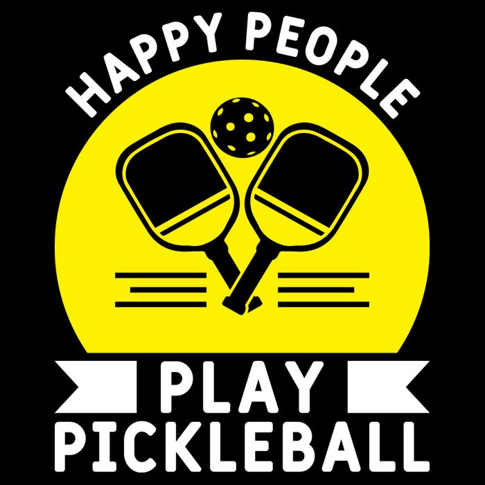 Funny Happy People Play Pickleball Paddles Player Gift City Backpack