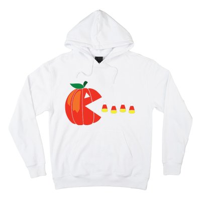 Funny Halloween Pumpkin Eating Candy Corn Hoodie