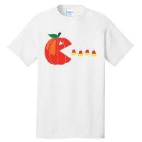 Funny Halloween Pumpkin Eating Candy Corn Tall T-Shirt