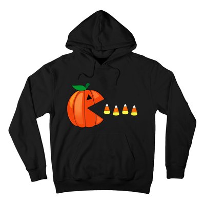 Funny Halloween Pumpkin Eating Candy Corn Hoodie