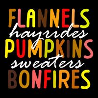 Flannels Hayrides Pumpkins Sweaters Bonfires Doggie Tank
