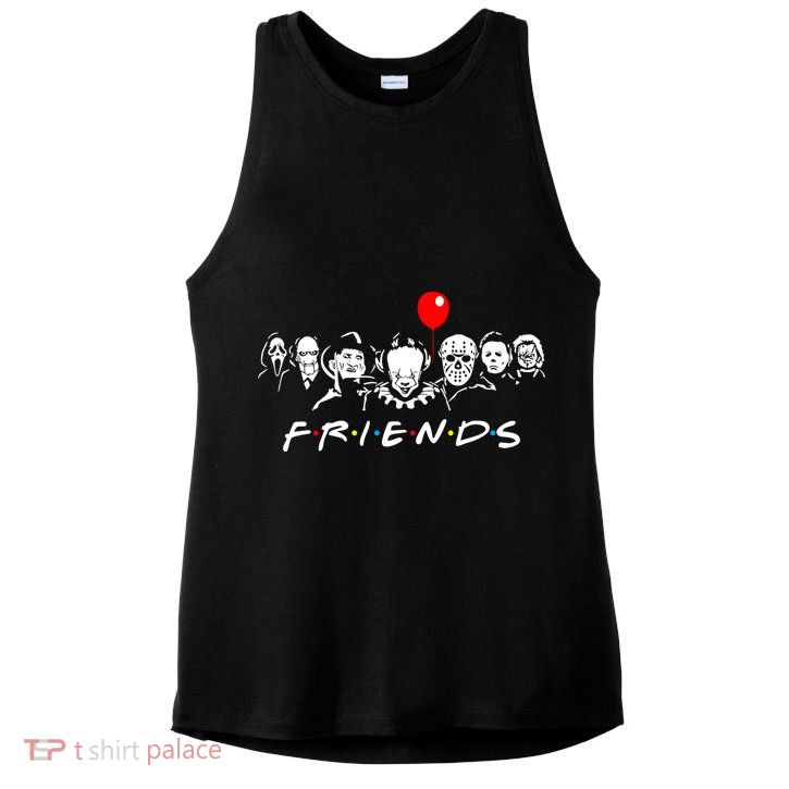 Friends Halloween Parody Ladies PosiCharge Tri-Blend Wicking Tank