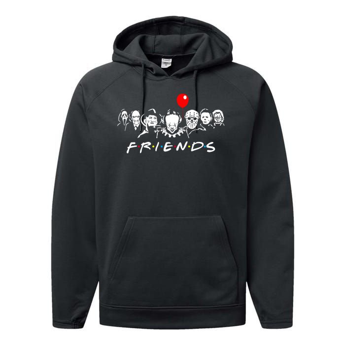 Friends Halloween Parody Performance Fleece Hoodie