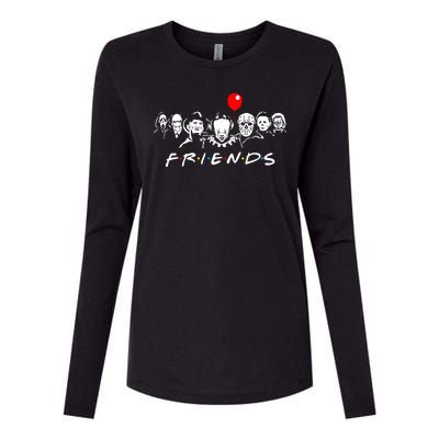 Friends Halloween Parody Womens Cotton Relaxed Long Sleeve T-Shirt