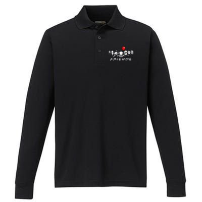 Friends Halloween Parody Performance Long Sleeve Polo