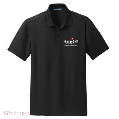 Friends Halloween Parody Dry Zone Grid Polo