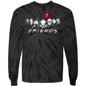 Friends Halloween Parody Tie-Dye Long Sleeve Shirt