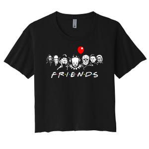 Friends Halloween Parody Women's Crop Top Tee