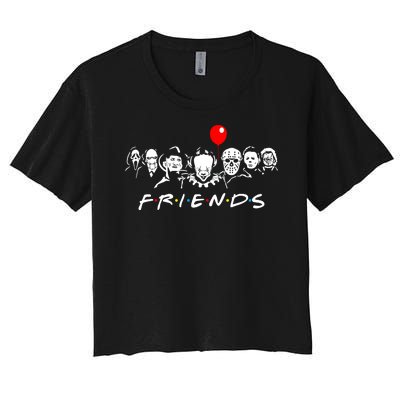 Friends Halloween Parody Women's Crop Top Tee