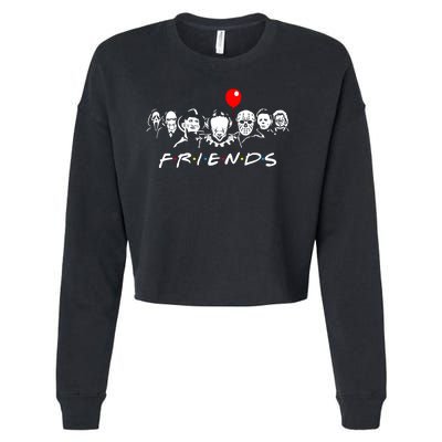 Friends Halloween Parody Cropped Pullover Crew