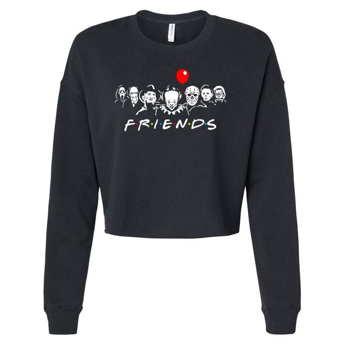 Friends Halloween Parody Cropped Pullover Crew