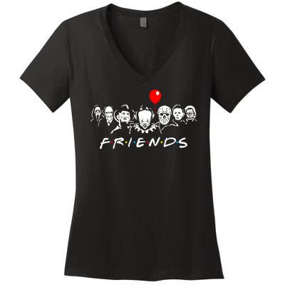 Friends Halloween Parody Women's V-Neck T-Shirt