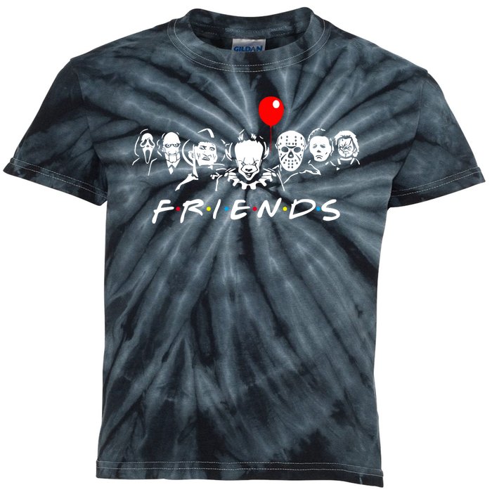 Friends Halloween Parody Kids Tie-Dye T-Shirt