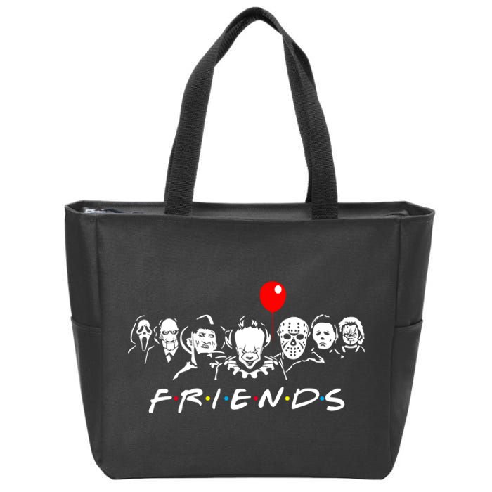 Friends Halloween Parody Zip Tote Bag