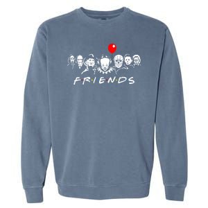 Friends Halloween Parody Garment-Dyed Sweatshirt