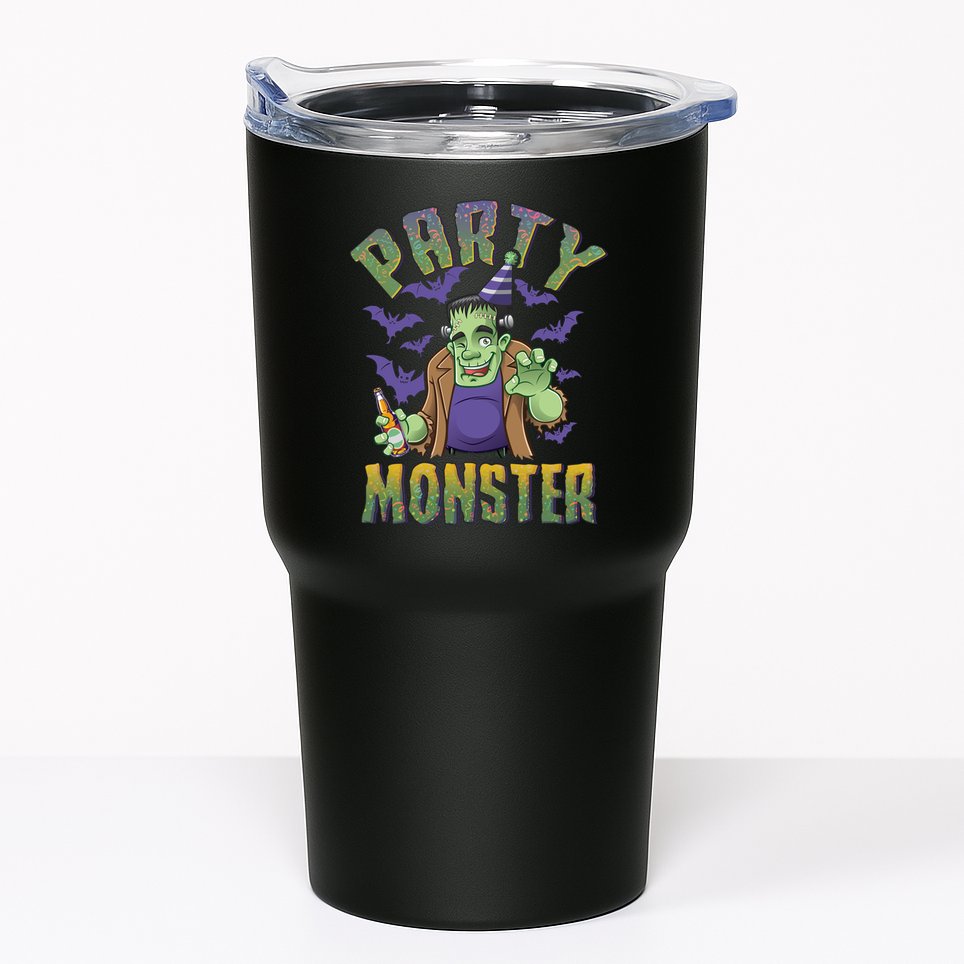 Funny Halloween Party Monster Frankenstein Tumbler