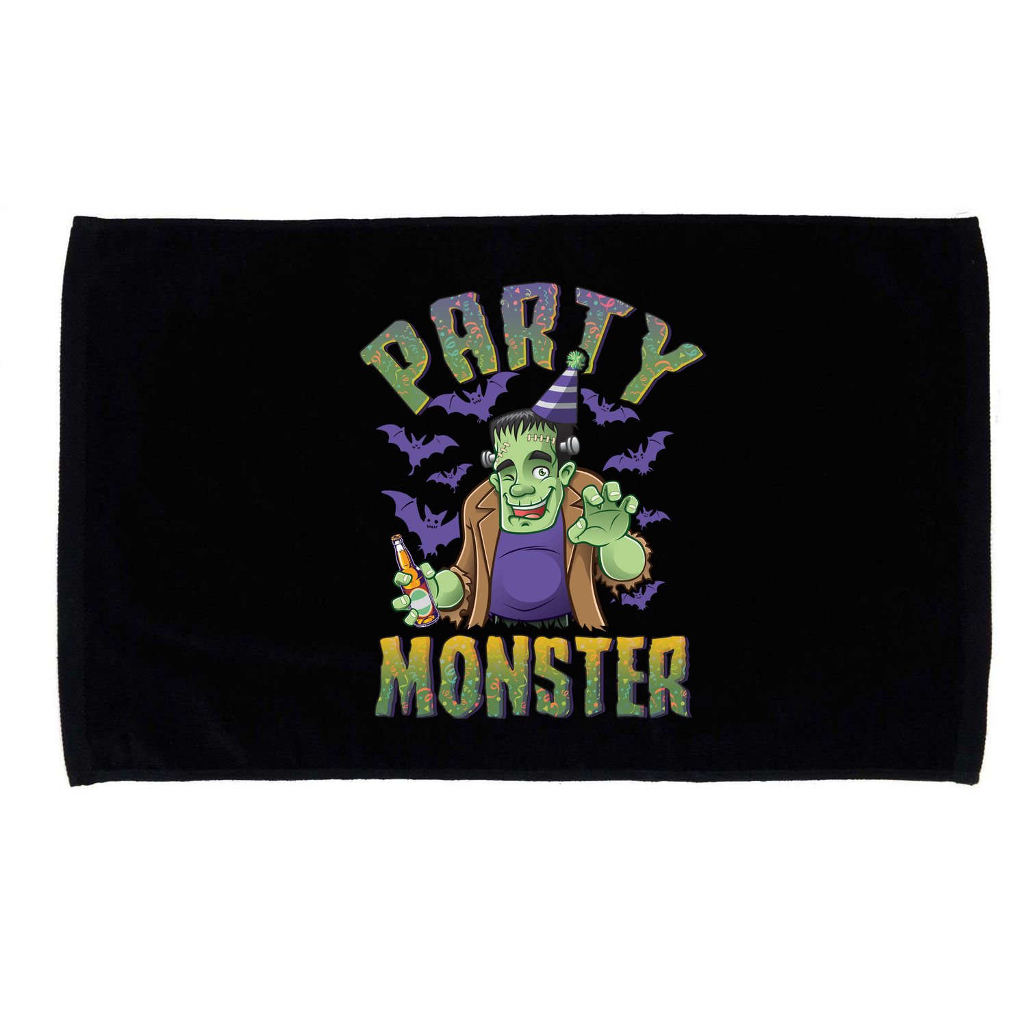 Funny Halloween Party Monster Frankenstein Microfiber Hand Towel