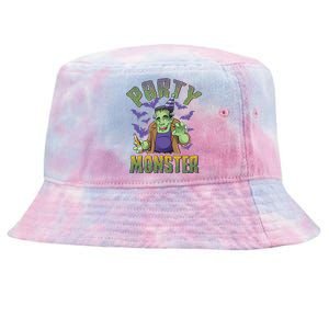 Funny Halloween Party Monster Frankenstein Tie-Dyed Bucket Hat