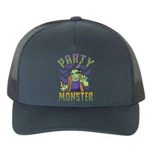 Funny Halloween Party Monster Frankenstein Yupoong Adult 5-Panel Trucker Hat