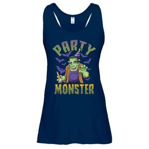 Funny Halloween Party Monster Frankenstein Ladies Essential Flowy Tank