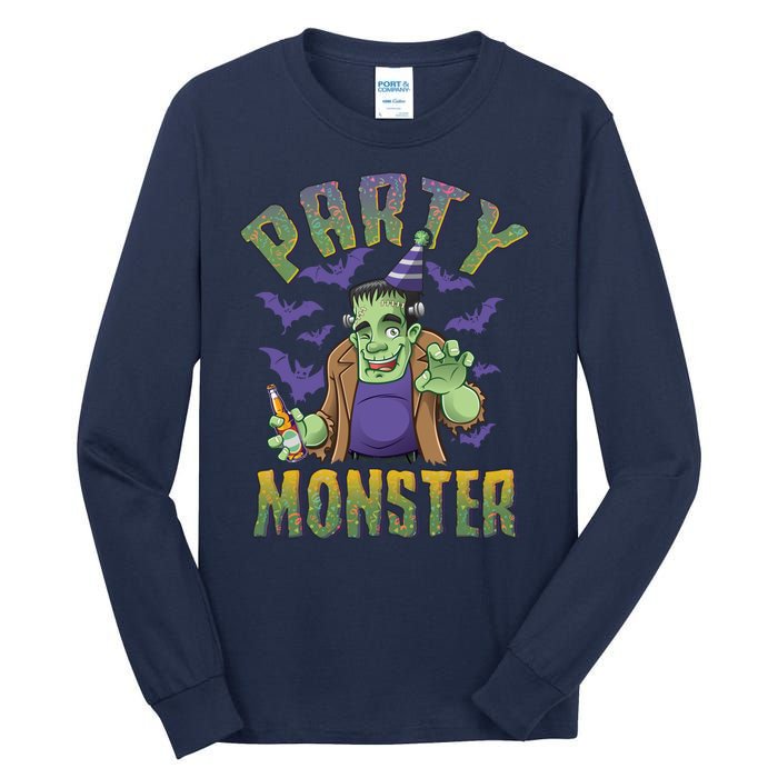 Funny Halloween Party Monster Frankenstein Tall Long Sleeve T-Shirt