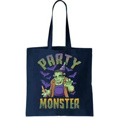 Funny Halloween Party Monster Frankenstein Tote Bag