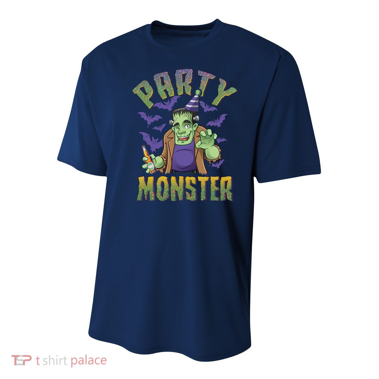 Funny Halloween Party Monster Frankenstein Youth Performance Sprint T-Shirt