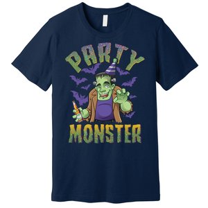 Funny Halloween Party Monster Frankenstein Premium T-Shirt