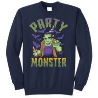 Funny Halloween Party Monster Frankenstein Tall Sweatshirt